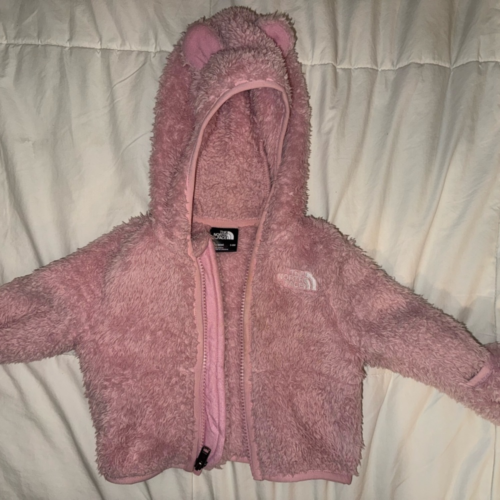 The North Face Kids Pink Fleece Jacket